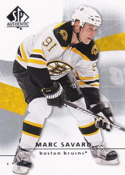 #52 Marc Savard - Boston Bruins - 2008-09 SP Authentic Hockey