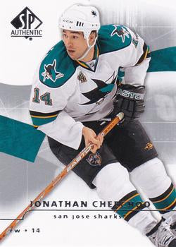 #56 Jonathan Cheechoo - San Jose Sharks - 2008-09 SP Authentic Hockey
