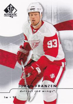#57 Johan Franzen - Detroit Red Wings - 2008-09 SP Authentic Hockey
