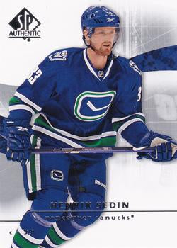 #68 Henrik Sedin - Vancouver Canucks - 2008-09 SP Authentic Hockey