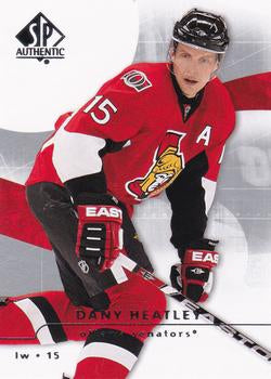 #77 Dany Heatley - Ottawa Senators - 2008-09 SP Authentic Hockey