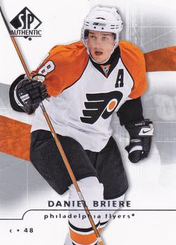 #79 Daniel Briere - Philadelphia Flyers - 2008-09 SP Authentic Hockey