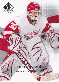 #85 Chris Osgood - Detroit Red Wings - 2008-09 SP Authentic Hockey