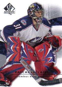 #30 Pascal Leclaire - Columbus Blue Jackets - 2008-09 SP Authentic Hockey