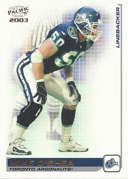 #94 Mike O'Shea - Toronto Argonauts - 2003 Pacific CFL Football