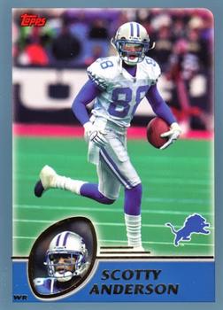 #94 Scotty Anderson - Detroit Lions - 2003 Topps Football