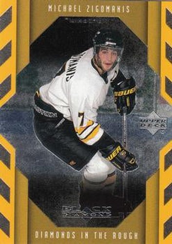 #94 Michael Zigomanis - Kingston Frontenacs - 1999-00 Upper Deck Black Diamond Hockey