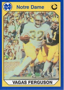 #94 Vagas Ferguson - Notre Dame Fighting Irish - 1990 Collegiate Collection Notre Dame Football