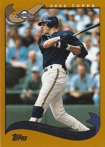 #94 Richie Sexson - Milwaukee Brewers - 2002 Topps Baseball