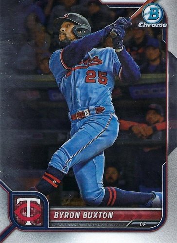 #94 Byron Buxton - Minnesota Twins - 2022 Bowman Chrome Baseball
