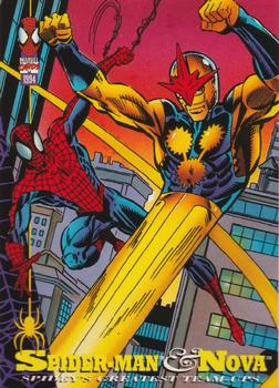 #94 Spider-Man & Nova - 1994 Fleer The Amazing Spider-Man