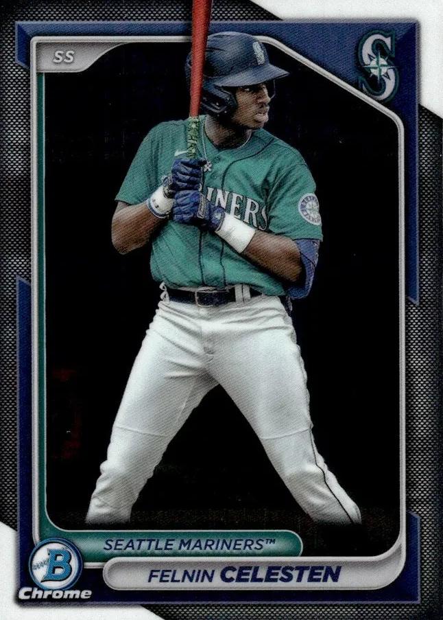#BCP-94 Felnin Celesten - Seattle Mariners - 2024 Bowman - Chrome Prospects Baseball
