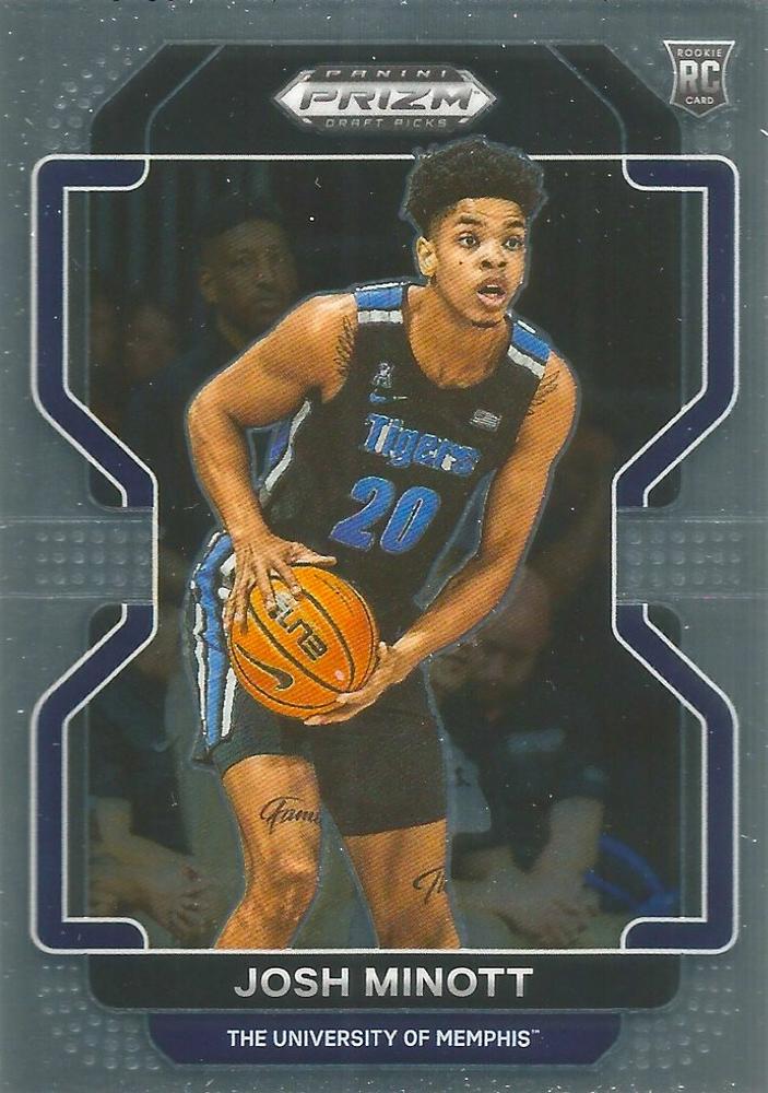 #94 Josh Minott - Memphis Tigers - 2022 Panini Prizm Draft Picks Basketball
