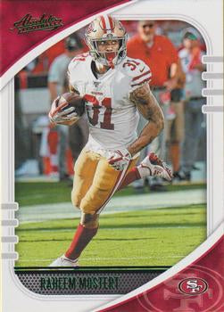 #94 Raheem Mostert - San Francisco 49ers - 2020 Panini Absolute - Green Football