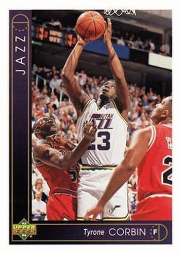 #94 Tyrone Corbin - Utah Jazz - 1993-94 Upper Deck Basketball