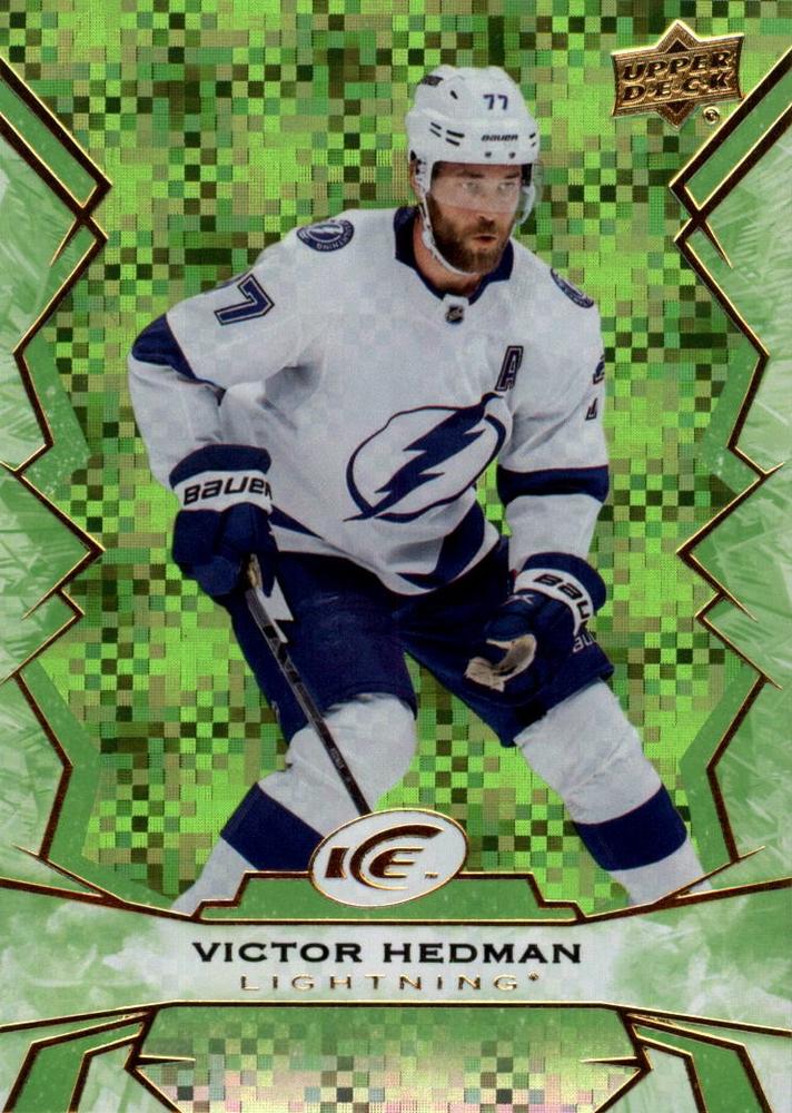 #94 Victor Hedman - Tampa Bay Lightning - 2022-23 Upper Deck Ice - Green Hockey