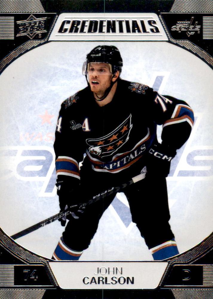 #94 John Carlson - Washington Capitals - 2022-23 Upper Deck Credentials Hockey