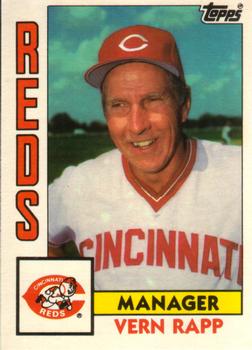 #95T Vern Rapp - Cincinnati Reds - 1984 Topps Traded Baseball