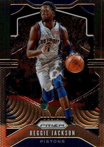 #95 Reggie Jackson - Detroit Pistons - 2019-20 Panini Prizm Basketball