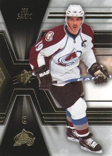 #95 Joe Sakic - Colorado Avalanche - 2014-15 SPx Hockey