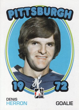#95 Denis Herron - Pittsburgh Penguins - 2009-10 In The Game 1972 The Year In Hockey