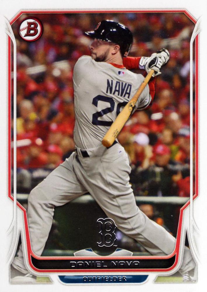 #95 Daniel Nava - Boston Red Sox - 2014 Bowman Baseball