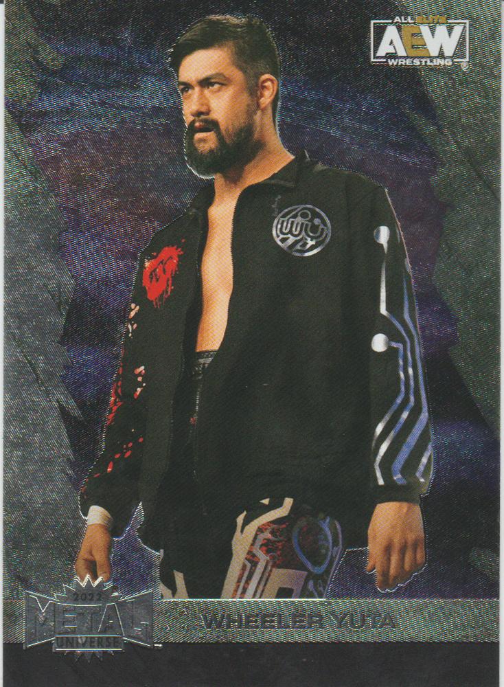 #95 Wheeler Yuta - 2022 SkyBox Metal Universe AEW Wrestling