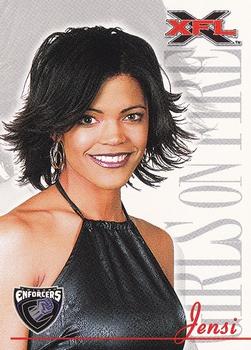 #95 Jensi - Chicago Enforcers - 2001 Topps XFL Football
