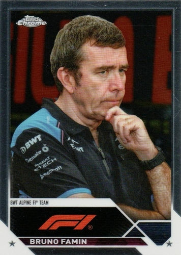 #95 Bruno Famin - BWT Alpine F1 Team - 2023 Topps Chrome Formula 1 Racing
