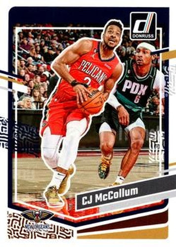 #95 CJ McCollum - New Orleans Pelicans - 2023-24 Donruss Basketball