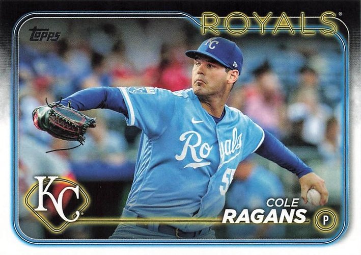 #95 Cole Ragans - Kansas City Royals - 2024 Topps Baseball