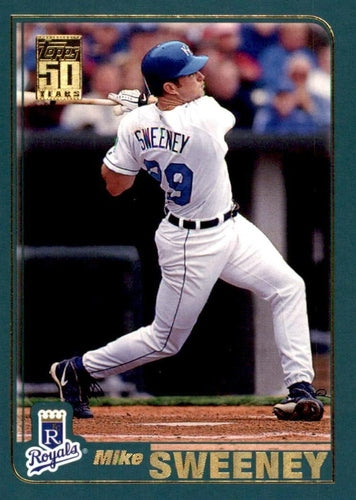 #95 Mike Sweeney - Kansas City Royals - 2001 Topps Baseball