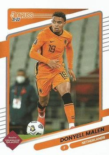 #95 Donyell Malen - Netherlands - 2021-22 Donruss Road to FIFA World Cup Qatar 2022 Soccer