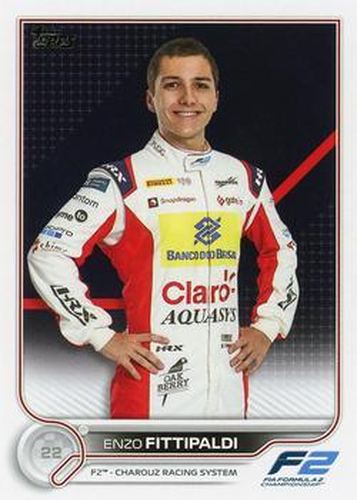 #95 Enzo Fittipaldi - Charouz Racing System - 2022 Topps Formula 1 Racing