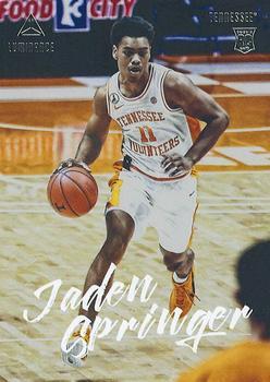 #95 Jaden Springer - Tennessee Volunteers - 2021 Panini Chronicles Draft Picks Basketball
