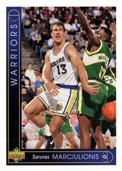 #95 Sarunas Marciulionis - Golden State Warriors - 1993-94 Upper Deck Basketball