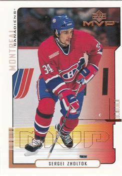 #95 Sergei Zholtok - Montreal Canadiens - 2000-01 Upper Deck MVP Hockey