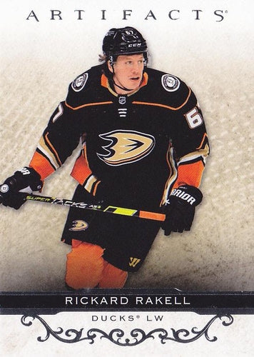 #95 Rickard Rakell - Anaheim Ducks - 2021-22 Upper Deck Artifacts Hockey