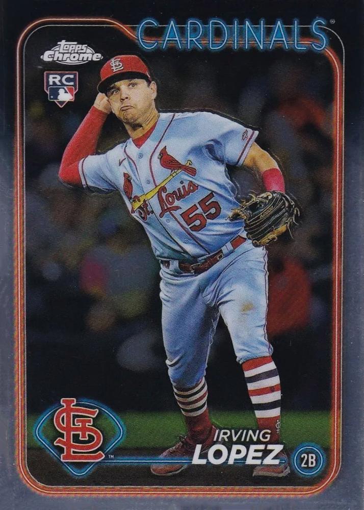 #95 Irving Lopez - St. Louis Cardinals - 2024 Topps Chrome Baseball