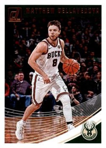 #95 Matthew Dellavedova - Milwaukee Bucks - 2018-19 Donruss Basketball