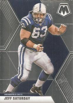 #96 Jeff Saturday - Indianapolis Colts - 2020 Panini Mosaic Football