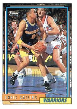#96 Chris Gatling - Golden State Warriors - 1992-93 Topps Basketball