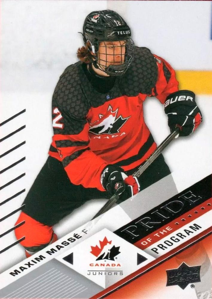 #96 Maxim Masse - Canada - 2024 Upper Deck Team Canada Juniors Hockey