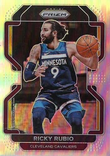 #96 Ricky Rubio - Cleveland Cavaliers - 2021-22 Panini Prizm - Silver Basketball