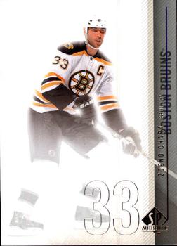 #96 Zdeno Chara - Boston Bruins - 2010-11 SP Authentic Hockey
