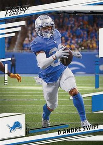 #96 D'Andre Swift - Detroit Lions - 2022 Panini Prestige Football