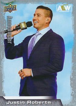 #96 Justin Roberts - 2022 Upper Deck AEW Wrestling