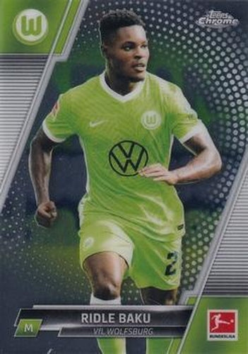 #96 Ridle Baku - VfL Wolfsburg - 2021-22 Topps Chrome Bundesliga Soccer