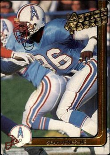 #96 Sean Jones - Houston Oilers - 1991 Action Packed Football