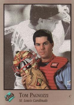 #96 Tom Pagnozzi - St. Louis Cardinals - 1992 Studio Baseball